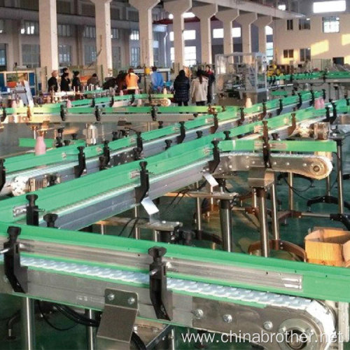 Conveyor system 1m 90 degree 1.02m plate conveyor